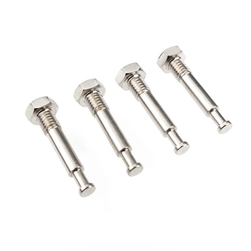 #RDRP0690 - Revolution Design RC8B4.1 | RC8B4 Titanium Lower Shock Mounting Screws (4pcs)