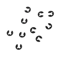 #RCM-4048 - RC Maker 1.2mm Driveshaft E-Clips (10)
