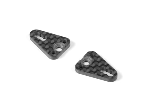 #XR371187 - XRAY CARBON PLATE FOR 2 PINS FOR SIDE LINK (2)