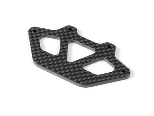 #XR371213 - XRAY X12 CARBON BUMPER LOWER HOLDER FOR 1-PIECE CHASSIS