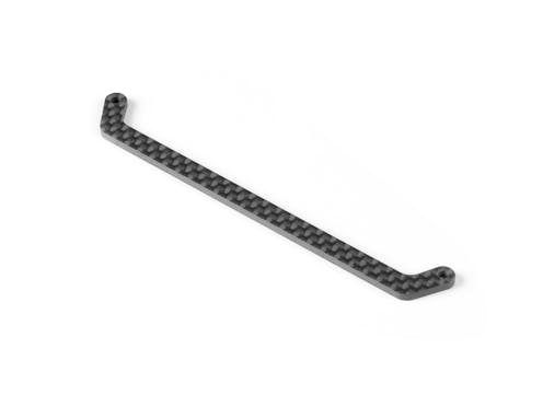 #XR372094 - XRAY X12 CARBON FRONT BRACE FOR NARROW SUSPENSION ARM PLATE
