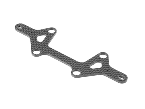 #XR372140 - XRAY X12 CARBON LOWER SUSPEN. ARM PLATE FOR 1-PIECE CHASSIS
