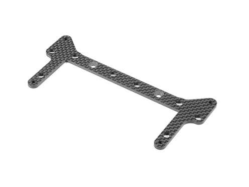 #XR376112 - XRAY X12 CARBON REAR BRACE FOR 1-PIECE CHASSIS