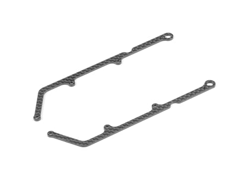 #XR376335 - XRAY X12 CARBON SIDE BRACE FOR 1-PIECE CHASSIS 1.6MM (2)