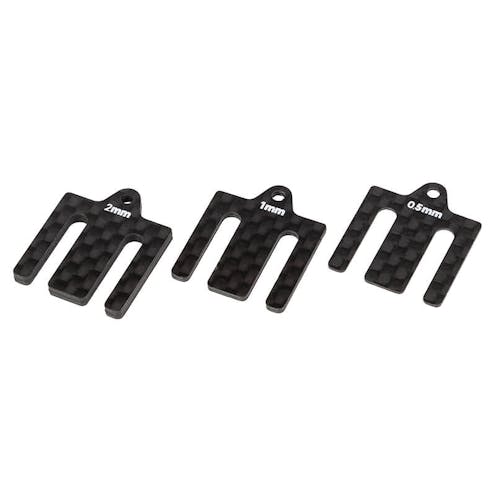 #AS92438 - TEAM ASSOCIATED RC10B7 FT FRONT BULKHEAD SHIMS C/FIBRE