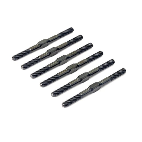 #C0249BK - CENTRO RC10B7 TITANIUM TURNBUCKLE SET (6PC) - BLACK