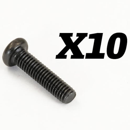 #FTX10185 - FTX ROKATAN/RAMRAIDER ROUND HEAD CROSS SCREW M3X12