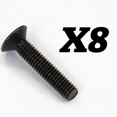 #FTX10196 - FTX ROKATAN/RAMRAIDER FLAT HEAD CROSS SCREW M3X15