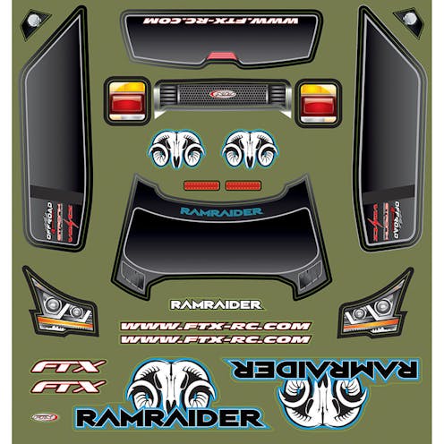 #FTX10236 - FTX RAMRAIDER DECAL SHEET