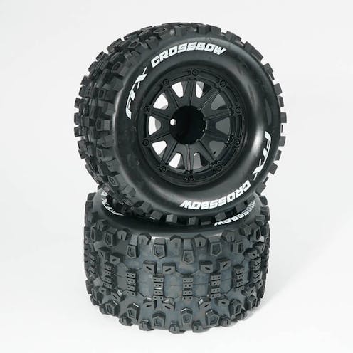 #FTX11015 - FTX CROSSBOW MOUNTED WHEELS & TYRES (PR)
