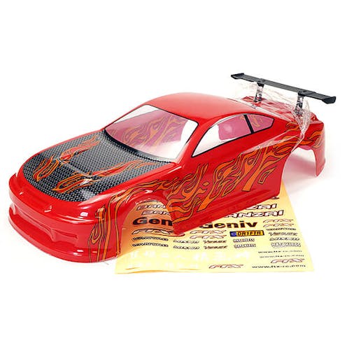 #FTX6596 - FTX BANZAI PRE-PAINTED BODY SHELL W/DECALS & WING - RED