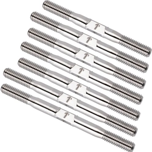 #1U-740984 - Pro Duty 3.5mm Titanium Turnbuckles - Raw Titanium (Yokomo MO 2.0)