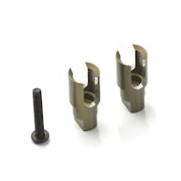 #EX2261 - Hard anodised 7075 aluminium threaded spool cups (Mugen MTC2R)