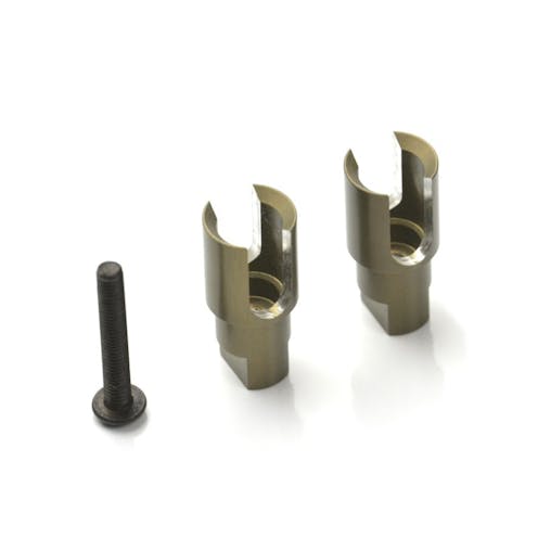 #EX2261 - Hard anodised 7075 aluminium threaded spool cups (Mugen MTC2R)