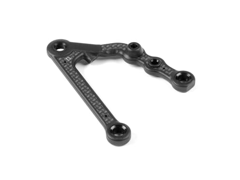 #XR302182-G - XRAY X4 CFF� FRONT LOWER ARM - INNER SHOCK POSITION - GRAPHITE - RIGHT