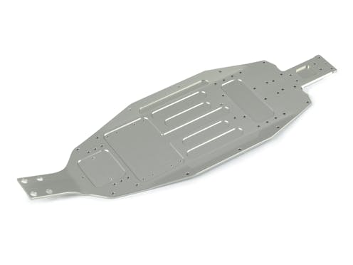 #XR321122 - XRAY XB2 ALU CHASSIS - 2.0MM - MID-SIZE - REAR WIDE - SWISS 7075 T6
