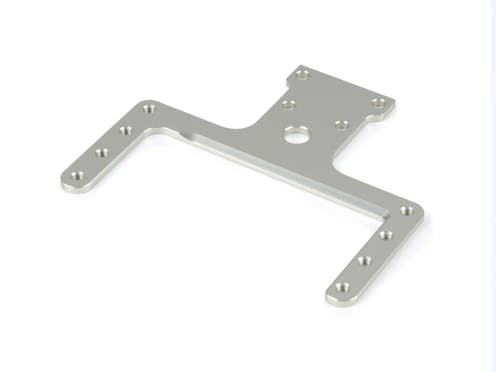 #XR321281 - XRAY ALU FLAT CHASSIS BRACE FOR 3G GEAR BOX