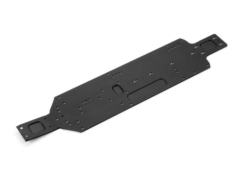 #XR361115 - XRAY XB4 ALU CHASSIS 2.0MM FOR LOW PROFILE BUMPER - SWISS 7075 T6