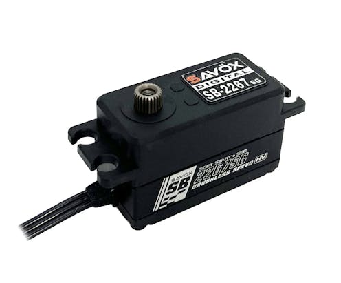 #SAV-SB2267SG+ - SAVOX LP BRUSHLESS HI-TORQUE DIGI 25KG/0.08S@7.4V - BLACK