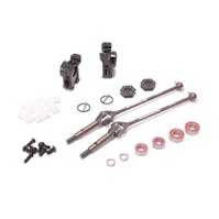 #U8802 - SCHUMACHER OPTIONAL ALLOY REAR HUB / UJ ASSEMBLY (-2MM) - L1R