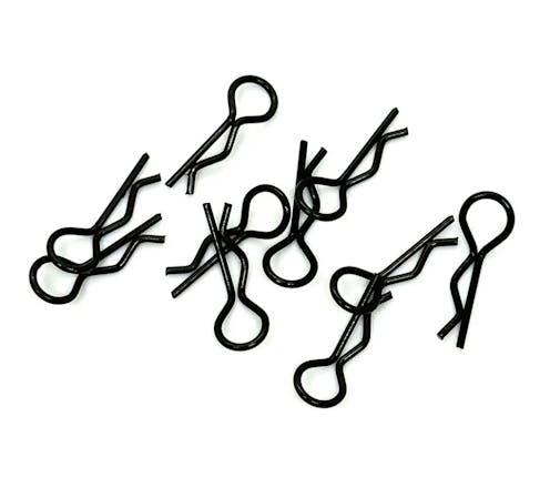 #A-TZ-100060 - ZOMBIE Signature colour body clip 1/10 - Z-BLACK  (10)