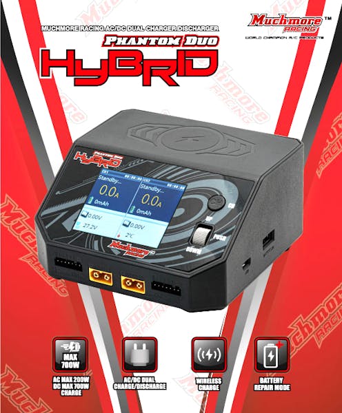#MM-HYPD - MUCHMORE Hybrid Phantom Duo AC/DC Charger