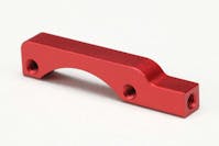 #Y2-304SMR - Yokomo Alum. Cooling Fan Stay Red