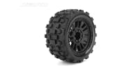 #JK1904CB - Jetko EX Tyre MT Wasteland Belted 4.0" Black Wheel 12-17mm (2)