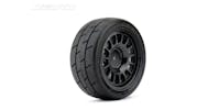 #JK3204RB - Jetko EX Formula 1/10 Slicks Tyre Black Wheel 12mm Hex (4)