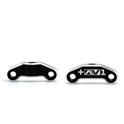 #AV10146 - AVID BLACK ALLOY +1MM REAR HUB LINK MOUNTS - PR (AE B7 OR B7D)