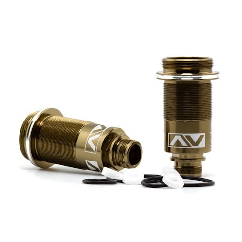 #AV10180-F-AV - AVID - AVANT COATED - 13MM THREADED SHOCK BODIES - 23MM - PR (AE B6, B7 OR B74)