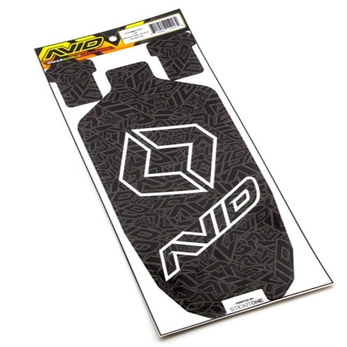 #AV10211-B - AVID CHASSIS PROTECTOR - BLACK (SCHUMACHER CAT L1R)