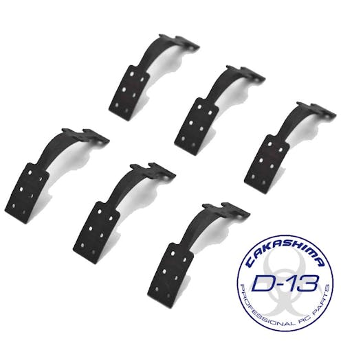 #TKSM-042 - TAKASHIMA 1/8TH ON ROAD BODY SUPPORT SET - 3 ANGLE DESIGN