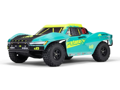 #ARA3521T2 - ARRMA 1/10 FURY 223S BLX 4X2 SCT RTR with DSC - GREEN