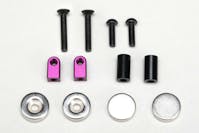 #ZS-016MGFP - Yokomo Magnet Front Body Mount for All-Purpose - Purple