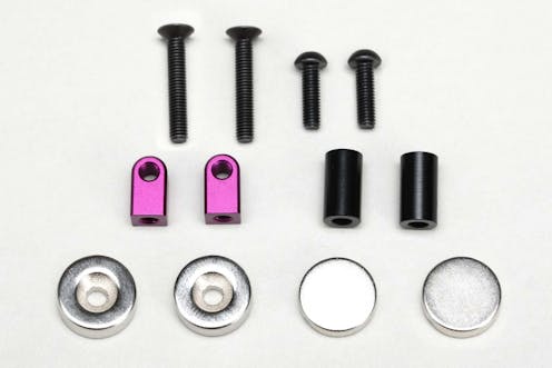 #ZS-016MGFP - Yokomo Magnet Front Body Mount for All-Purpose - Purple