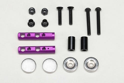 #ZS-016MGRP - Yokomo Magnet Rear Body Mount for All-Purpose - Purple