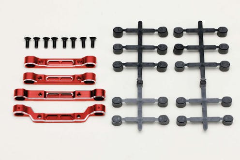 #RD-301ASR - Yokomo Aluminium Adjustable Suspension Mount Set (for RD2.0) - Red