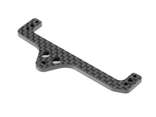 #XR373559 - XRAY X1 CARBON REAR POD UPPER PLATE FOR 1-PIECE CHASSIS