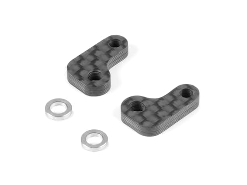 #XR376337 - XRAY X1 CARBON SIDE BRACE ARM FOR 1-PIECE CHASSIS (2)