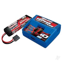 #TRX2970T-3S - Traxxas iD Completer Pack with 1x EZ-Peak 4A Charger & 1x LiPo 3S 11.1V 5000mAh Battery