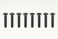 #ZC-F2514 - Yokomo M2.5x14 Flathead Socket Screw 8pcs.