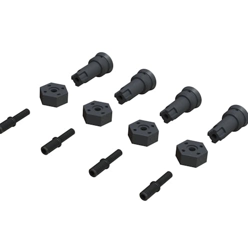 #ARA311178 - Armma Wheel Axle and Hub Set - GROM