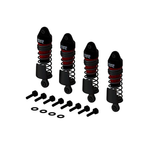 #ARA330824 - Armma Aluminum Shock Set, L:58mm, 300cSt Oil (4pcs) - GROM Granite