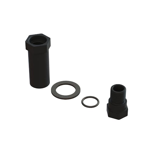 #ARA340187 - Armma Aluminum Servo Saver Hub Set Black