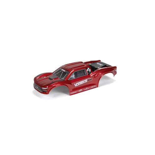 #ARA402347 - Armma 1/10 VORTEKS 4X2 Painted Decaled Trimmed Body Red