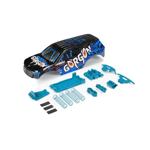 #ARA402355 - Armma GORGON Painted Decaled Trimmed Body Set, Blue