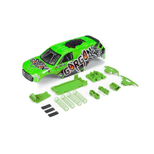 #ARA402356 - Armma GORGON Painted Decaled Trimmed Body Set, Green