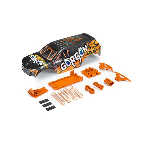 #ARA402357 - Armma GORGON Painted Decaled Trimmed Body Set, Orange