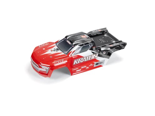 #ARA402358 - Armma Kraton 4x4 BLX Painted Decaled Trimmed Body (Red/Black)